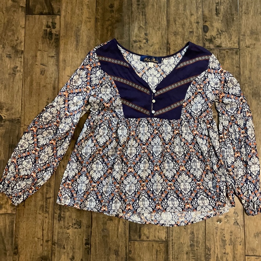 Blue Rair Blouse - Picture 3 of 8